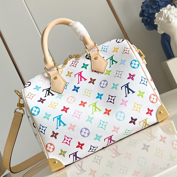 【ルイヴィトン】スピーディ ショルダーバッグ 偽物 25 LV×TM M13085