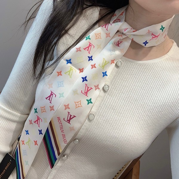 村上隆コラボ【ルイヴィトン コピー】LV×TM バンドー モノグラム BB スカーフ M94963