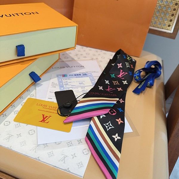 *村上隆コラボ【ルイヴィトン 偽物】LV×TM バンドー モノグラム BB スカーフ M96086