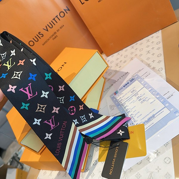 *村上隆コラボ【ルイヴィトン 偽物】LV×TM バンドー モノグラム BB スカーフ M96086