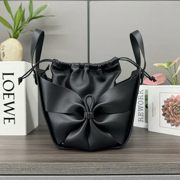 【かわいい♡新作】ロエベ☆コンパクトハンモック偽物 レザーバッグ lor60360