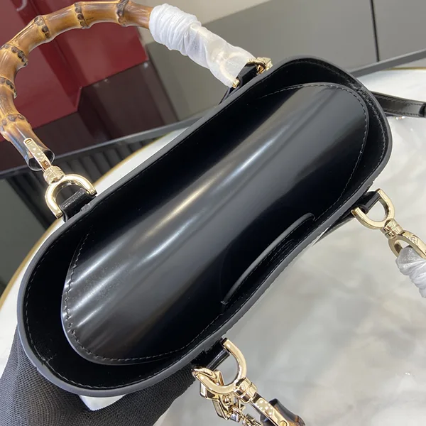 オシャレ★グッチ パロディ ミニ バンブー トップハンドル トートバッグ 805832