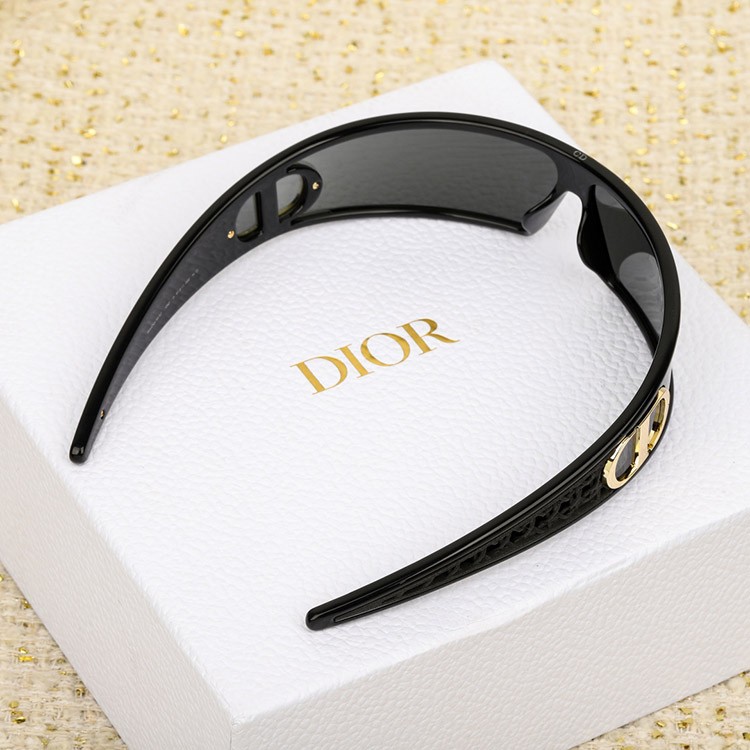 VeryDior M1U ラップアラウンド アセテート サングラス 偽物