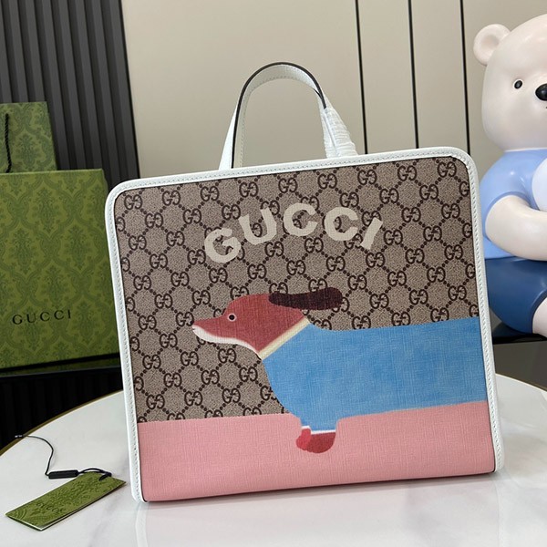 大人もOK♪ギフト♪グッチ プリント トートバッグ コピー gut57101