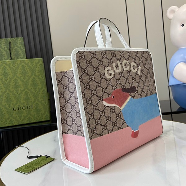 大人もOK♪ギフト♪グッチ プリント トートバッグ コピー gut57101