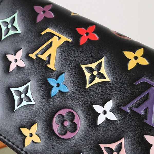 【村上隆コラボ財布♪】ルイヴィトン TM ジッピーウォレット 偽物 長財布 M14096