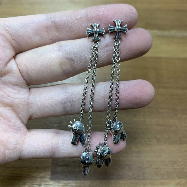 クロムハーツ ディノヘッド JOJO イヤリング ピアス コピー Kuj83546