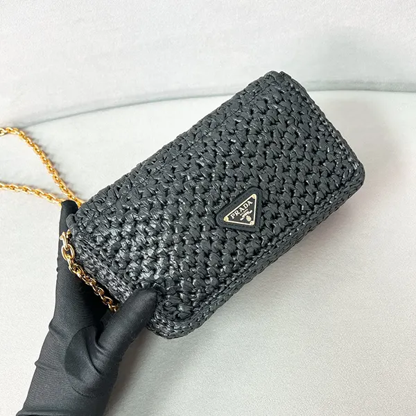 注目★プラダ ロゴ刺繍 クロシェ ショルダーバッグ コピー商品 2色展開 pup90974