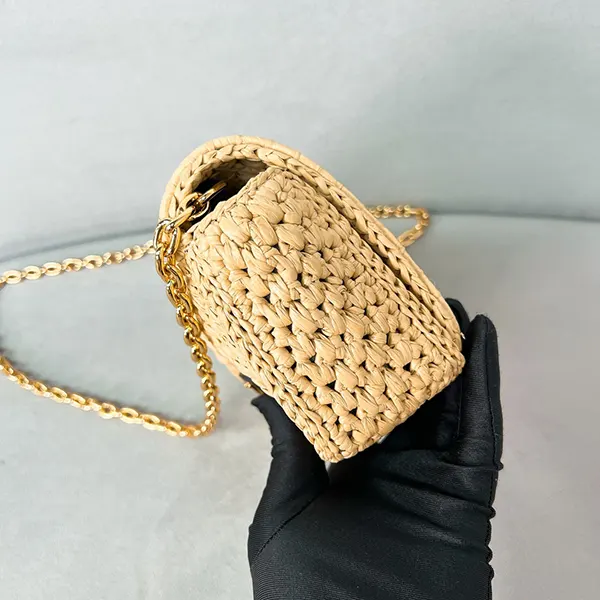 注目★プラダ ロゴ刺繍 クロシェ ショルダーバッグ コピー商品 2色展開 pup90974