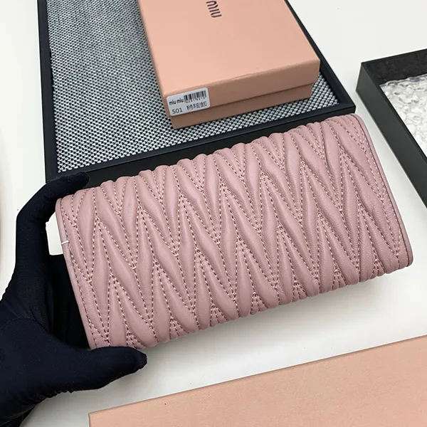 可愛いミュウミュウ レザー財布 長財布 マテラッセ パロディ myg18101