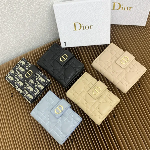 ★安心ディオール パロディ 30 モンテーニュ ダンデライオン カードホルダー 財布 5色 dea10188