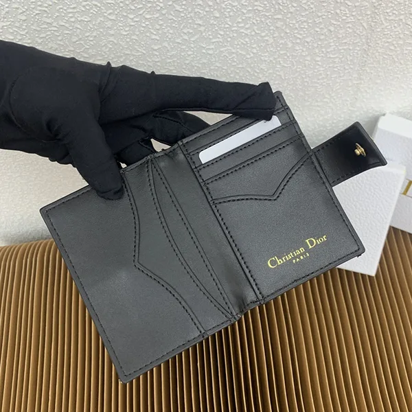 ★安心ディオール パロディ 30 モンテーニュ ダンデライオン カードホルダー 財布 5色 dea10188