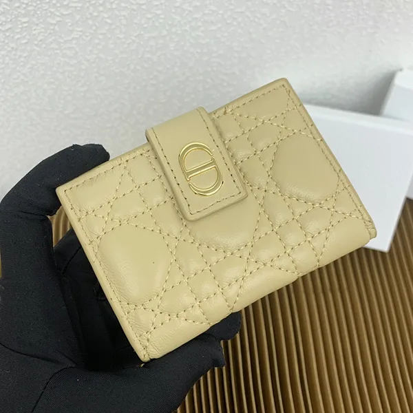 ★安心ディオール パロディ 30 モンテーニュ ダンデライオン カードホルダー 財布 5色 dea10188