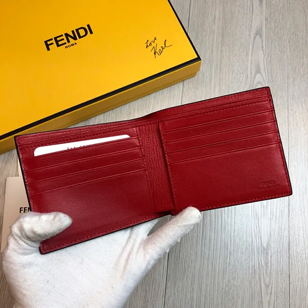《大人気》フェンディ 偽物 お札入れ 2つ折り財布 3Dバッグバグズアイ few58476