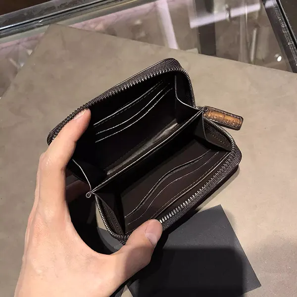 超希少!ベルルッティ 偽物 ワパ スクリットレザー ジップ付きコインパース