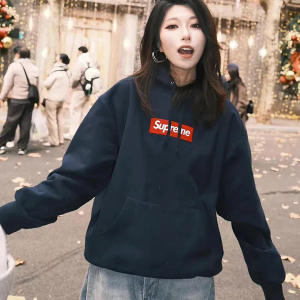 大人気!シュプリーム フェイク ボックス ロゴ フーデッド スウェットシャツ Shl78293
