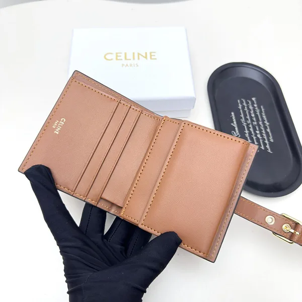 希少セリーヌ パロディ フラップベルトつき財布 コンティ Cee08419