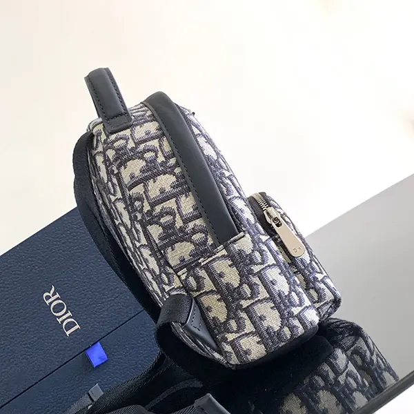 ディオール オブリーク バックパック リュック 偽物 ネイビー M1524PTZL_M928