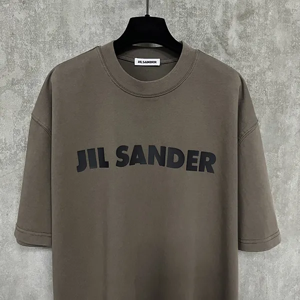 完売必至 ジルサンダー MEN フィット コットン ロゴTシャツ 偽物 Jip87961