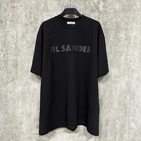 ジルサンダー ロゴプリントTシャツ 偽物 オーバーサイズ コットン J03GC0137