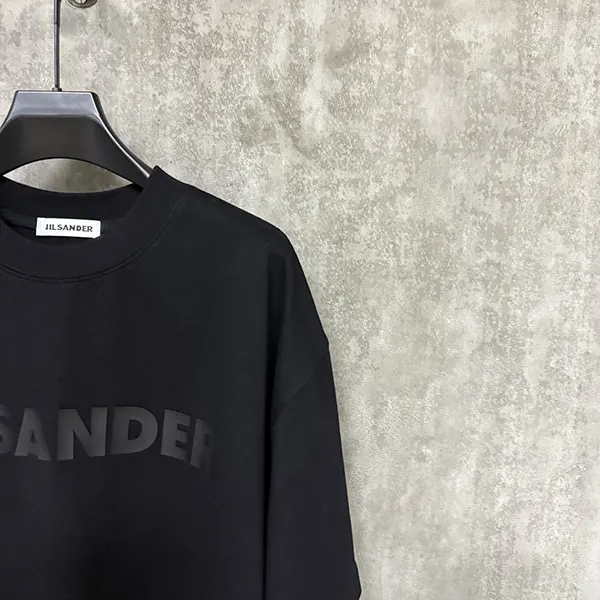 ジルサンダー ロゴプリントTシャツ 偽物 オーバーサイズ コットン J03GC0137