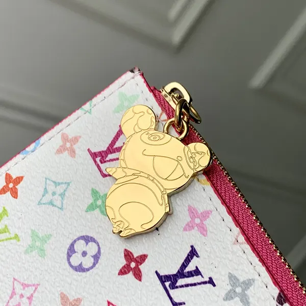 【コンパクトに♪】ルイヴィトン×村上隆 コピー コイン カードケース M14155