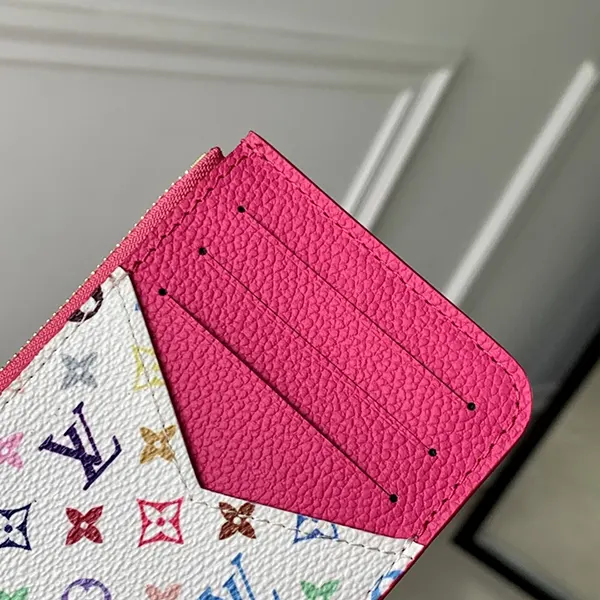 【コンパクトに♪】ルイヴィトン×村上隆 コピー コイン カードケース M14155