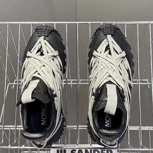 モンクレール + リックオウエンス パチモン Trailgrip MEGALACEスニーカー mok73454