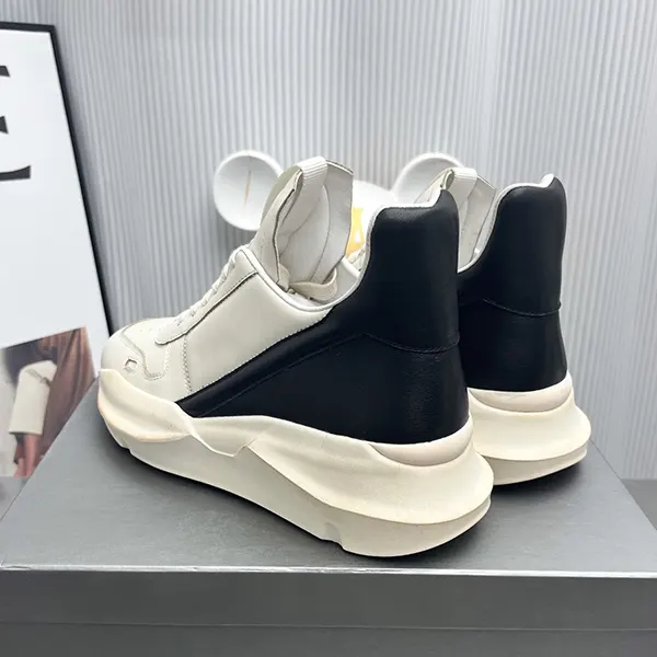 【使い勝手抜群】リックオウエンス Geth Runner レザースニーカー コピー rit01128