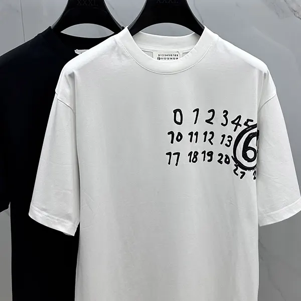 エムエムシックス ニューメリック コットン Tシャツ Maj58784