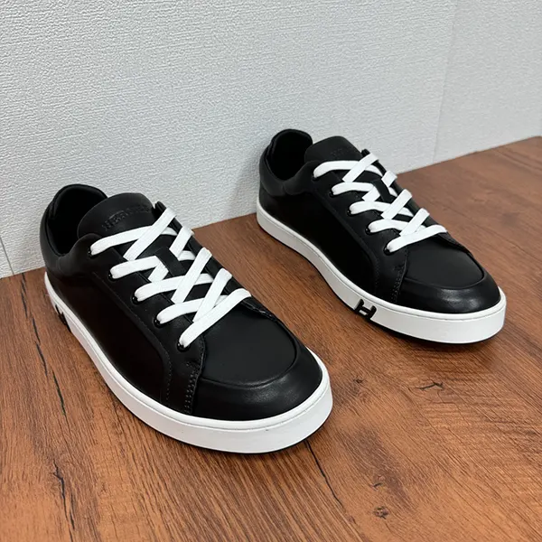大人気! エルメス スニーカー 偽物 レザー キッド err25907