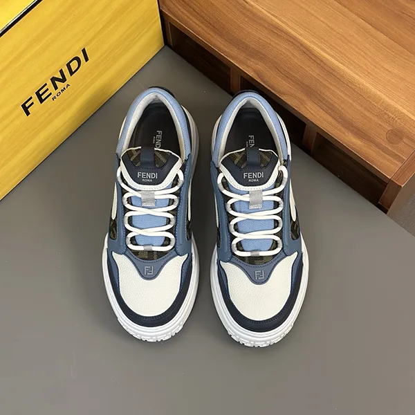 ☆超人気☆フェンディ n級品 FFジャカード フォース スニーカー fea08198