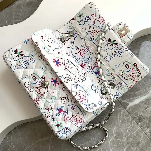 【25SS NEW】シャネル ハンドバッグ パープル 偽物 ショルダーフラップバッグ shh58582