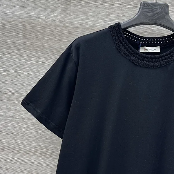 モンクレール クルーネックTシャツ コピー ブラック mos17155
