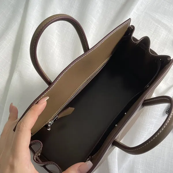 希少 エルメス バーキン25cm シャドウ 偽物 エトゥープ eri71617