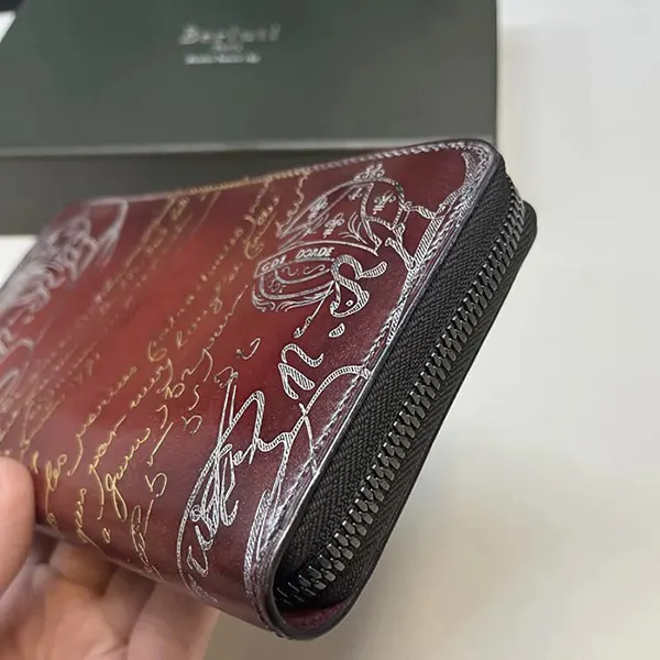 ベルルッティ 長財布 イタウバ レザー ラウンドファスナー カリグラフィー