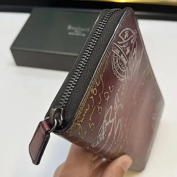 ベルルッティ 長財布 イタウバ レザー ラウンドファスナー カリグラフィー