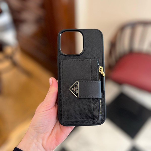 プラダ コピー カード収納付き♪iPhone16 & Pro & ProMax ケース 1ZH199