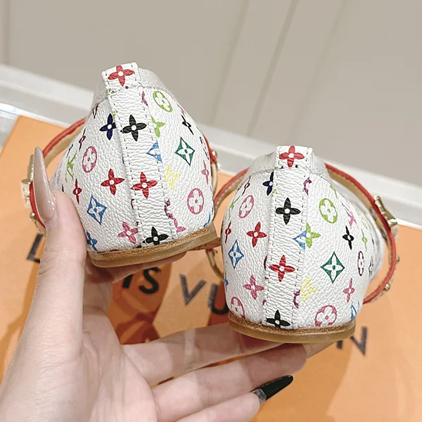 速達発送【ルイヴィトン×村上隆】ロミーバレリーナパンプス モノグラム パチモン 1AGVF