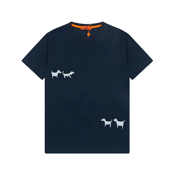 【使い勝手抜群】エルメス n級品 レザーディテール「Hパズル」Tシャツ erh73338