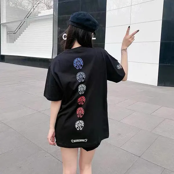 クロムハーツ コピー マルチカラーホースシュー Tシャツ Kuq22710