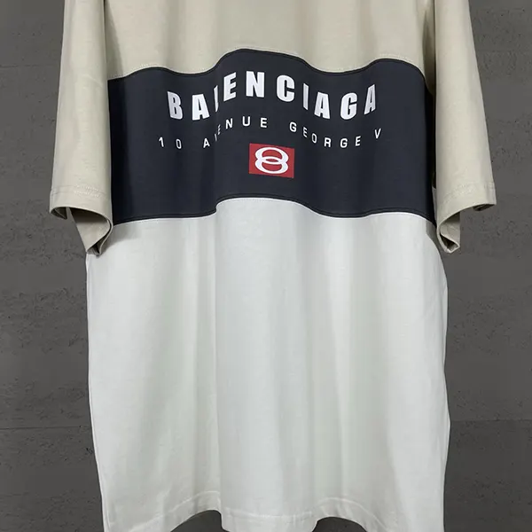 大人気!バレンシアガ Tシャツ スーパーコピー ロゴ 半袖 ブロック bar54110