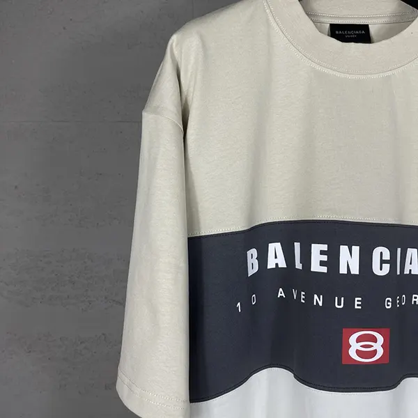 大人気!バレンシアガ Tシャツ スーパーコピー ロゴ 半袖 ブロック bar54110