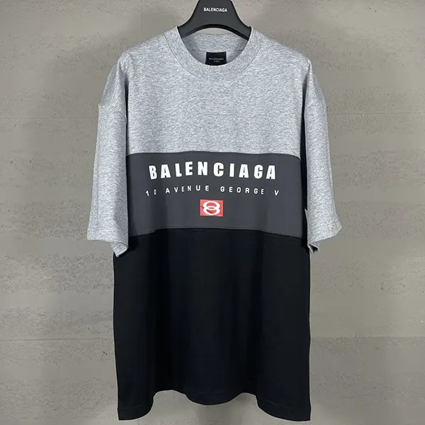 大人気!バレンシアガ Tシャツ コピー ロゴ 半袖 ブロック bab02265