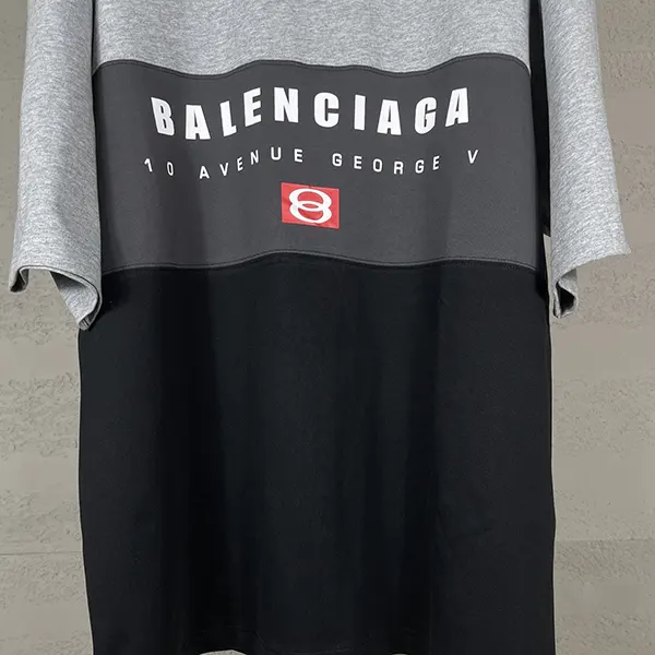大人気!バレンシアガ Tシャツ コピー ロゴ 半袖 ブロック bab02265
