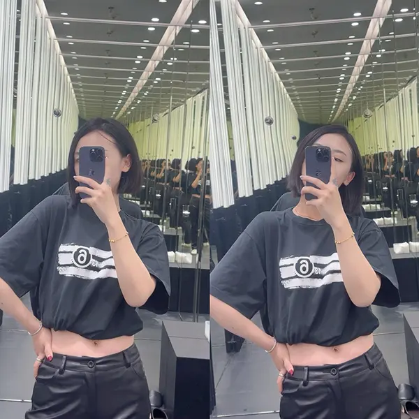 大人気! エムエムシックス ツーレイヤー コットンジャージーTシャツ Mam03823