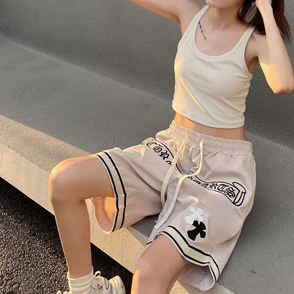 クロムハーツ セメタリー クロス スウェット パンツ ショーツ Kuc56703
