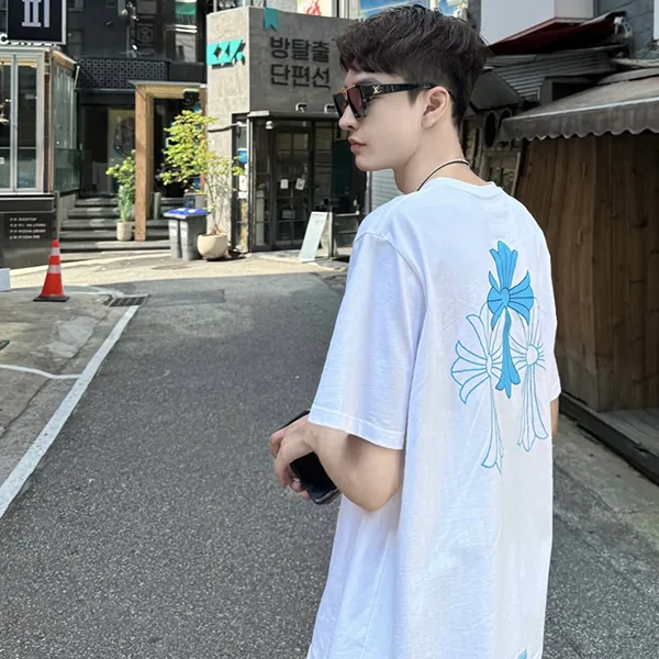 超人気状態!【クロムハーツ 】トリプルクロス Tシャツ N級品 半袖 Kut74547