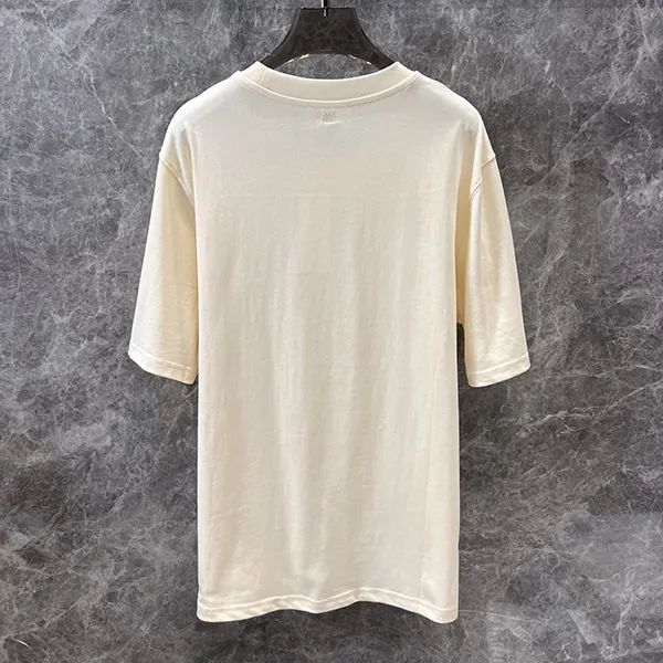 アミ パリス■オーガニックコットンパッチ Tシャツ 偽物 HTS065