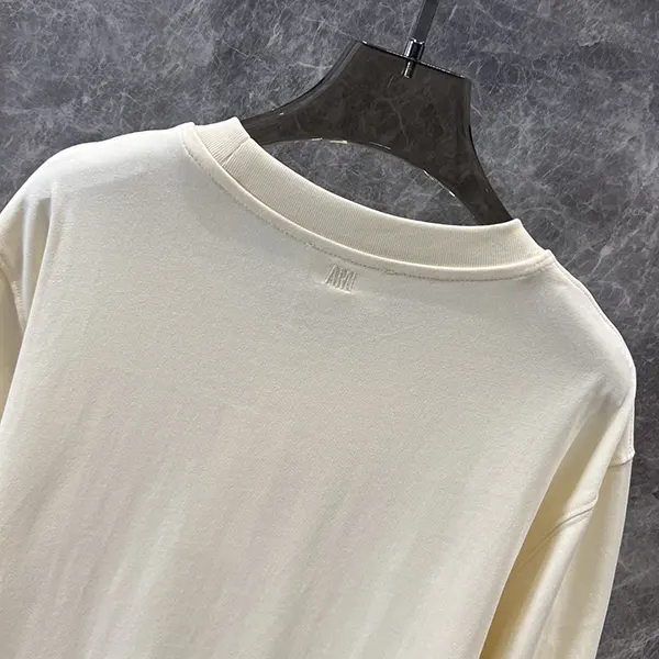 アミ パリス■オーガニックコットンパッチ Tシャツ 偽物 HTS065